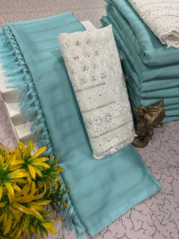 Geogette Fancy sarees - Image 10