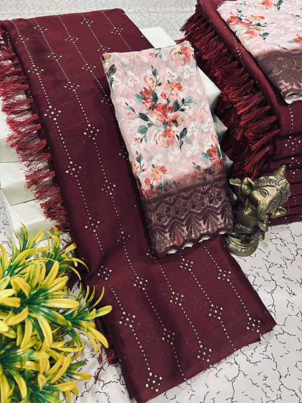 Geogette Fancy sarees - Image 11
