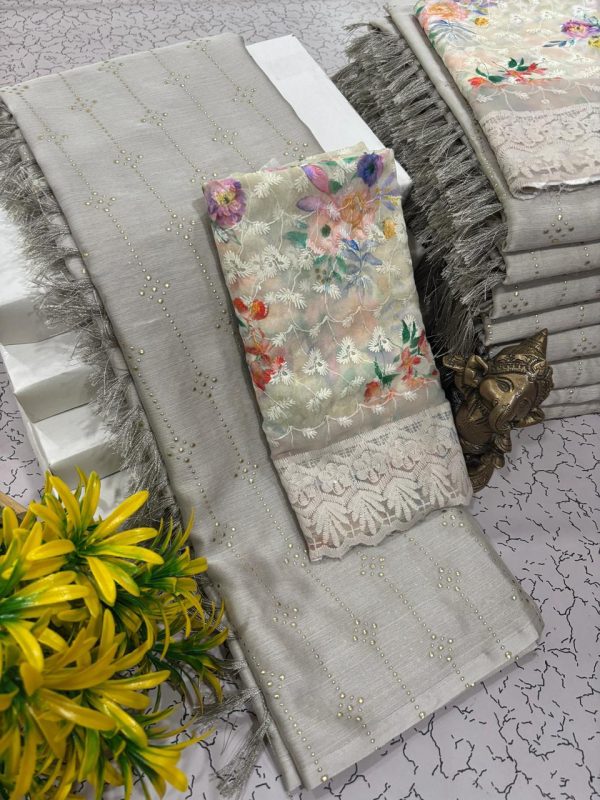 Geogette Fancy sarees - Image 12