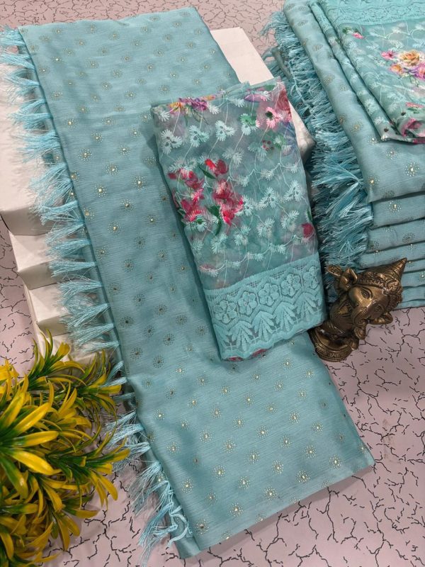 Geogette Fancy sarees - Image 14
