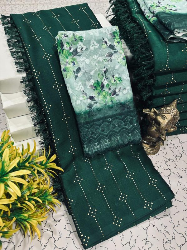 Geogette Fancy sarees - Image 17