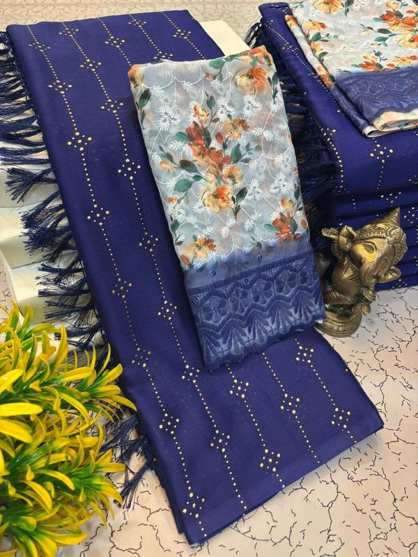 Geogette Fancy sarees - Image 19