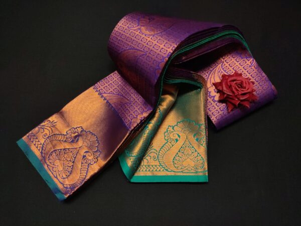 Samuthrika & Vasthrakala wedding sarees - Image 9