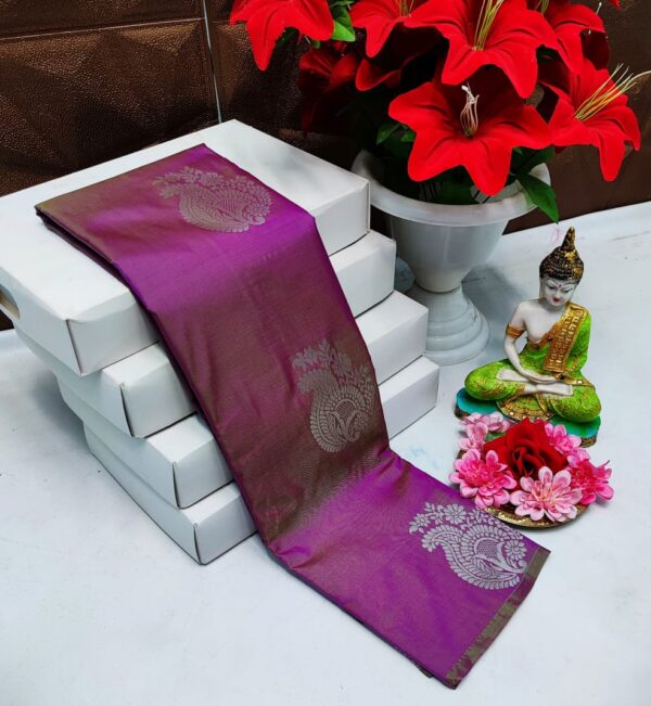 Kanchipuram Soft Silk Sarees - Image 29