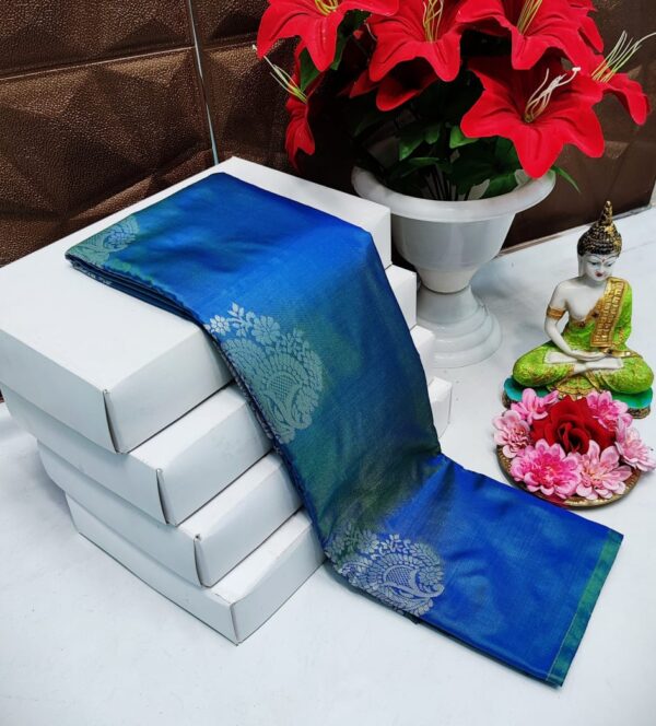 Kanchipuram Soft Silk Sarees - Image 34