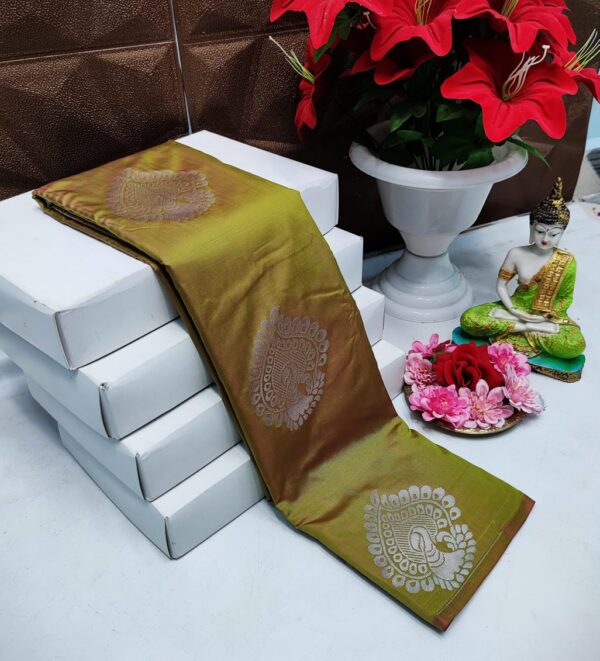 Kanchipuram Soft Silk Sarees - Image 35