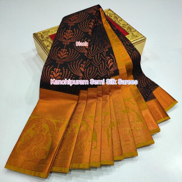 Kanchipuram  Semi  silk Sarees - Image 14