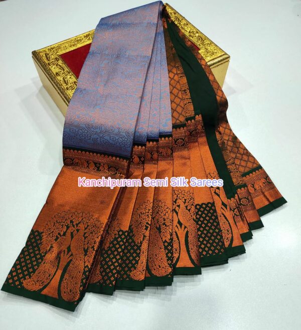 Kanchipuram  Semi  silk Sarees - Image 20