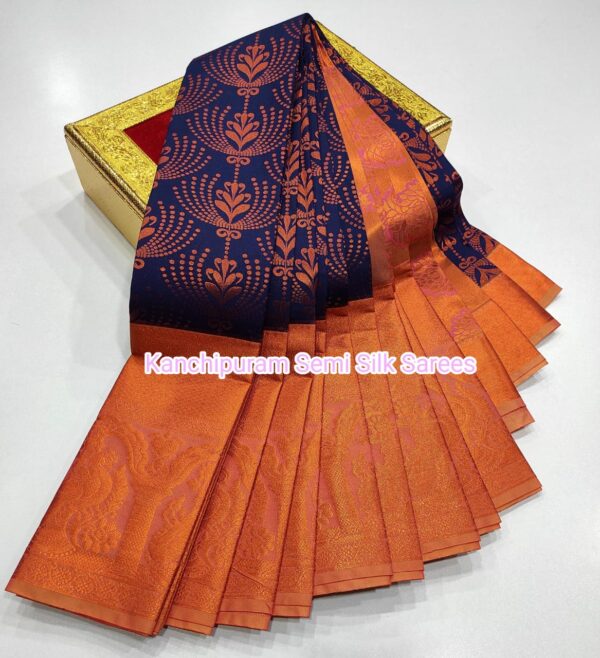 Kanchipuram  Semi  silk Sarees - Image 25