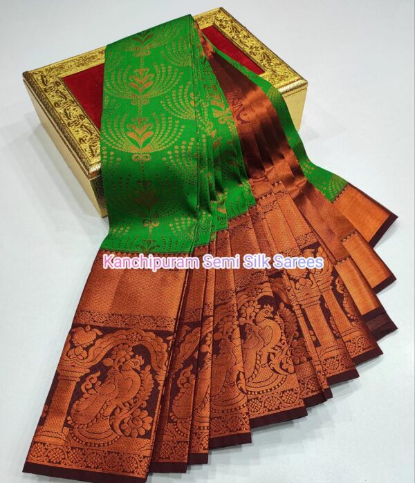 Kanchipuram  Semi  silk Sarees - Image 26