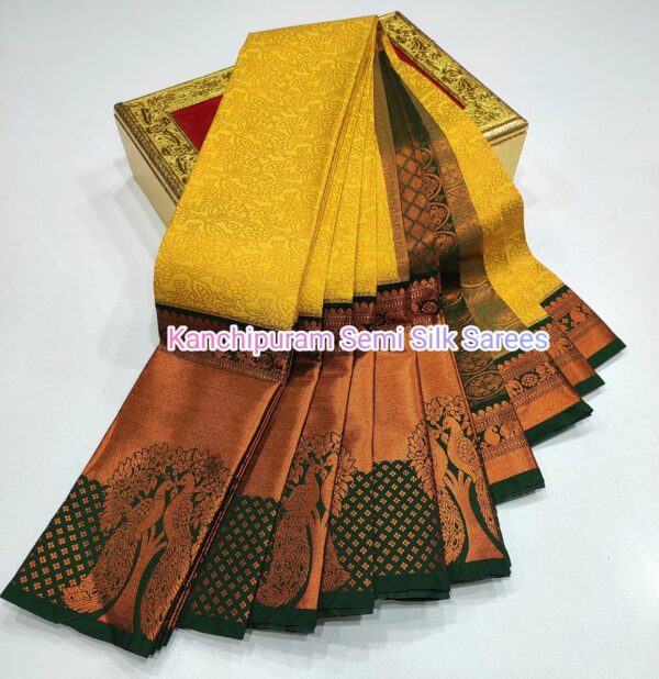 Kanchipuram  Semi  silk Sarees - Image 24