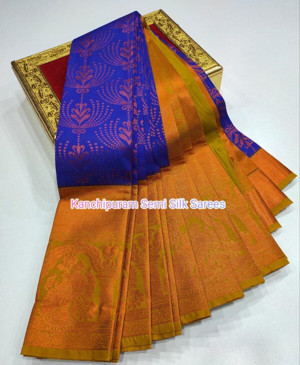 Kanchipuram  Semi  silk Sarees - Image 28