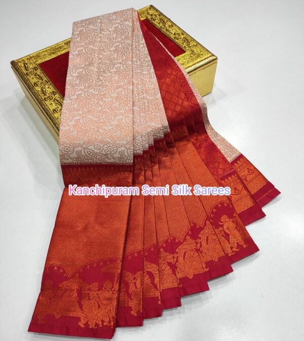 Kanchipuram  Semi  silk Sarees - Image 29