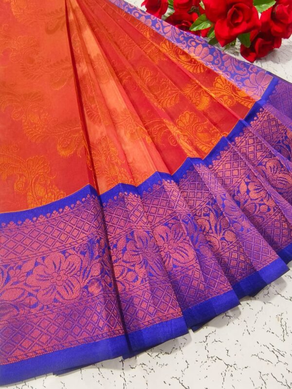Uppada Silk Handloom Cotton Korvai Saree – Rich Traditional Weave - Image 13