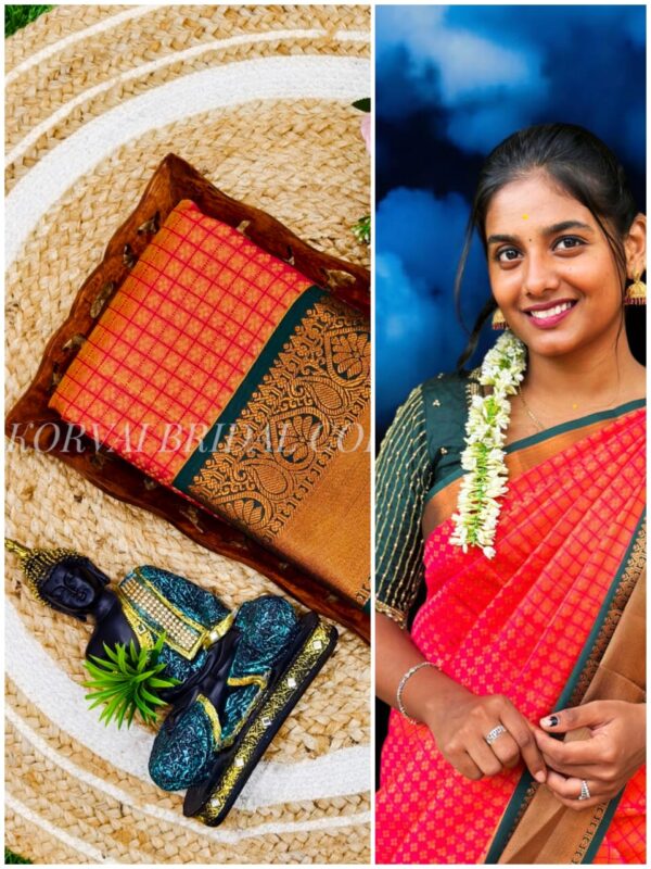 Kuppadam Vairaoosi & 1000 Putta Sarees – Grand Korvai Border & Tana Silk Weave - Image 37