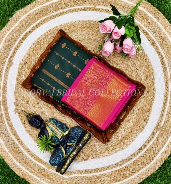 Kuppadam Vairaoosi & 1000 Putta Sarees – Grand Korvai Border & Tana Silk Weave - Image 32