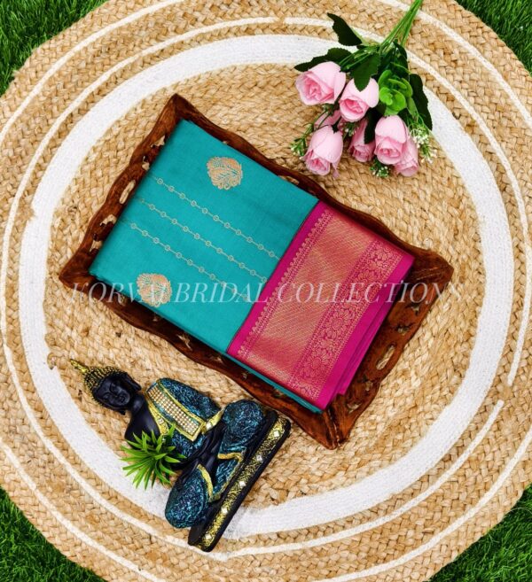 Kuppadam Vairaoosi & 1000 Putta Sarees – Grand Korvai Border & Tana Silk Weave - Image 16
