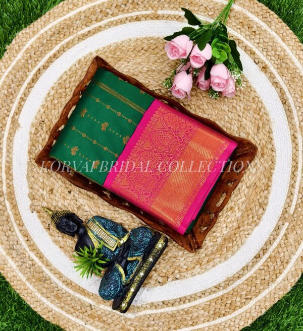 Kuppadam Vairaoosi & 1000 Putta Sarees – Grand Korvai Border & Tana Silk Weave - Image 14
