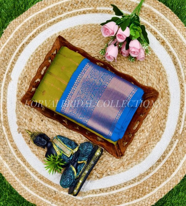 Kuppadam Vairaoosi & 1000 Putta Sarees – Grand Korvai Border & Tana Silk Weave - Image 9
