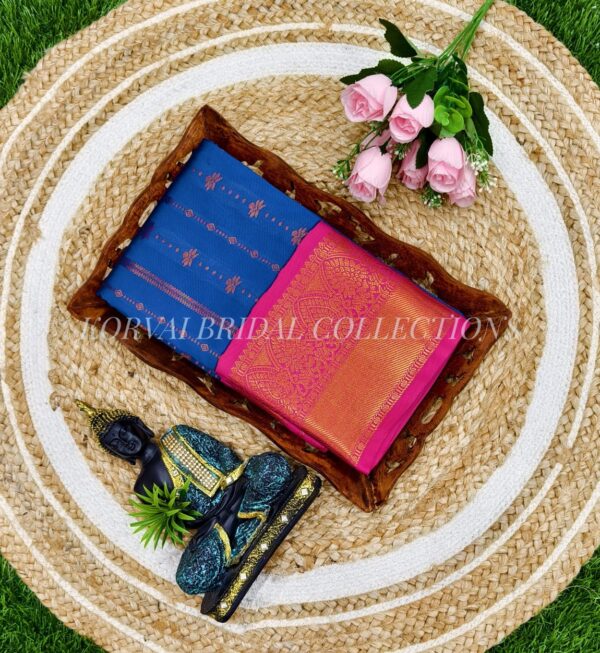 Kuppadam Vairaoosi & 1000 Putta Sarees – Grand Korvai Border & Tana Silk Weave - Image 7