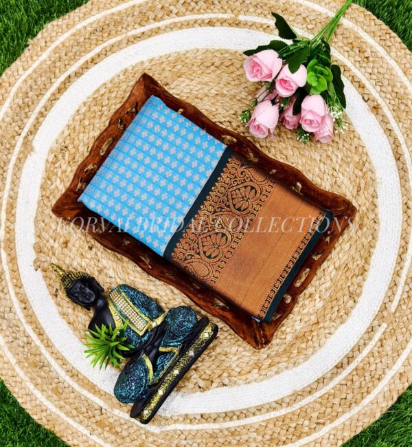 Kuppadam Vairaoosi & 1000 Putta Sarees – Grand Korvai Border & Tana Silk Weave - Image 3