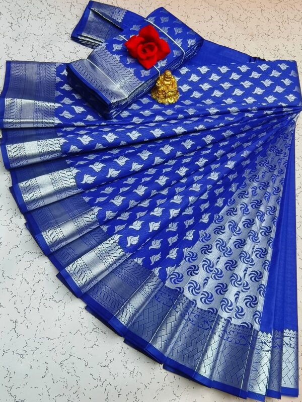 Elite Bridal Pick & Pick Fancy Silk Sarees – Samuthrika Vasthrakala Style with Rich Jari Weaving - Image 30