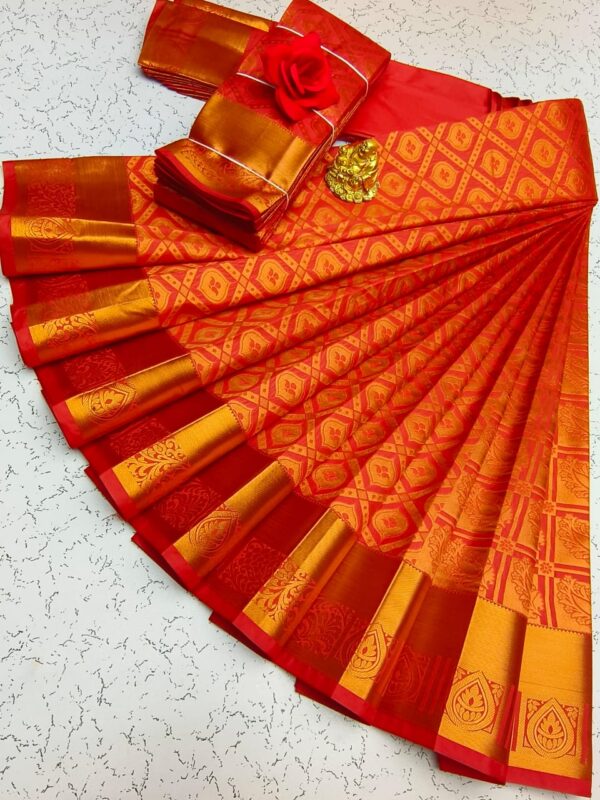 Elite Bridal Pick & Pick Fancy Silk Sarees – Samuthrika Vasthrakala Style with Rich Jari Weaving - Image 22