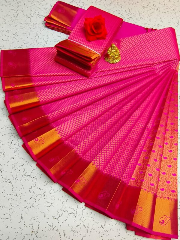 Elite Bridal Pick & Pick Fancy Silk Sarees – Samuthrika Vasthrakala Style with Rich Jari Weaving - Image 16