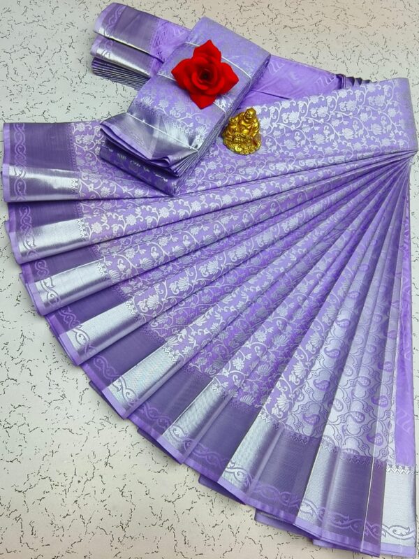 Elite Bridal Pick & Pick Fancy Silk Sarees – Samuthrika Vasthrakala Style with Rich Jari Weaving - Image 14