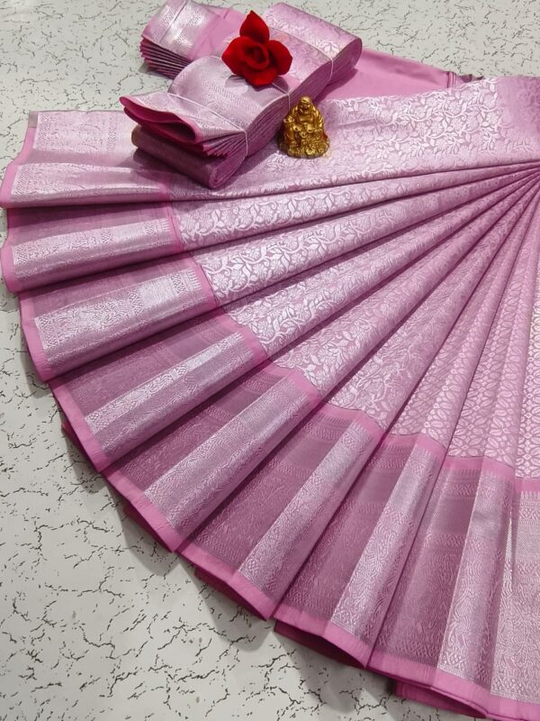 Elite Bridal Pick & Pick Fancy Silk Sarees – Samuthrika Vasthrakala Style with Rich Jari Weaving - Image 7