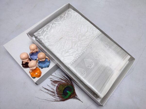 Grand Wedding Silk Saree – Exclusive Kanchipuram Muhurtham Pattu with Rich Zari Work - Image 31