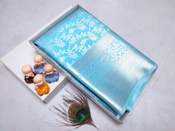 Grand Wedding Silk Saree – Exclusive Kanchipuram Muhurtham Pattu with Rich Zari Work - Image 22