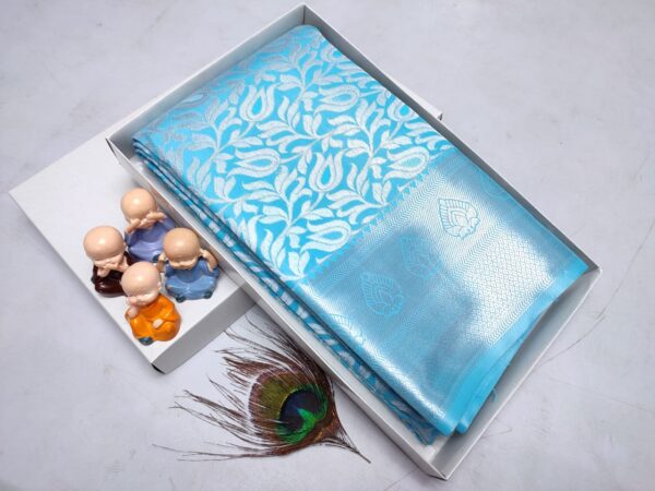 Grand Wedding Silk Saree – Exclusive Kanchipuram Muhurtham Pattu with Rich Zari Work - Image 19