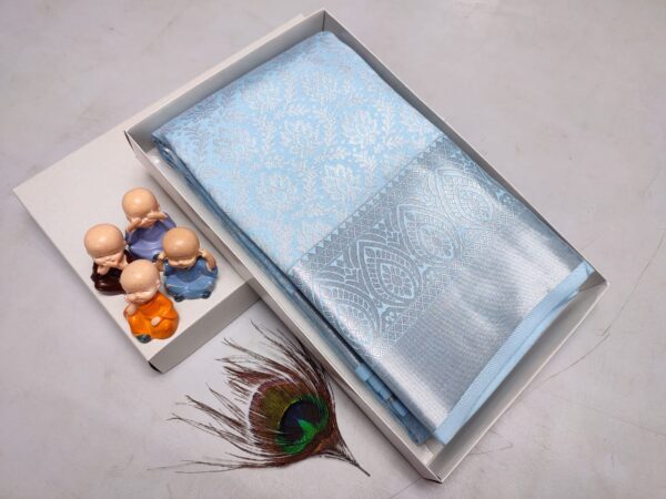 Grand Wedding Silk Saree – Exclusive Kanchipuram Muhurtham Pattu with Rich Zari Work - Image 11