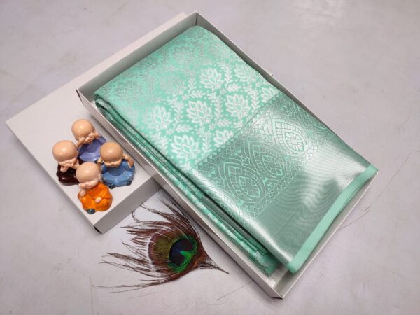 Grand Wedding Silk Saree – Exclusive Kanchipuram Muhurtham Pattu with Rich Zari Work - Image 7