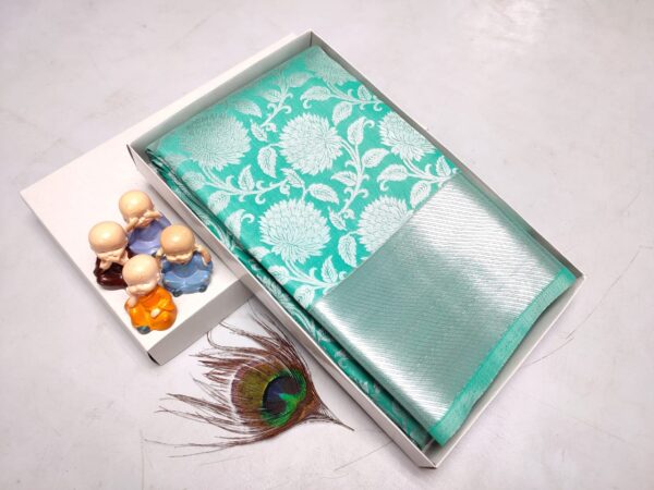 Grand Wedding Silk Saree – Exclusive Kanchipuram Muhurtham Pattu with Rich Zari Work - Image 5