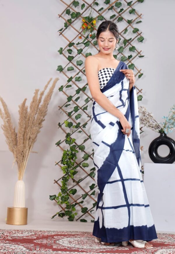 cotton mulmul saree for women