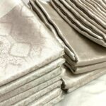 Nayanthara white tissue bridal saree