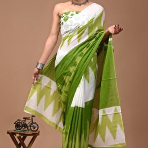 mulmul cotton saree