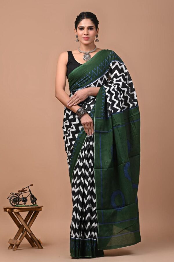 mulmul cotton saree