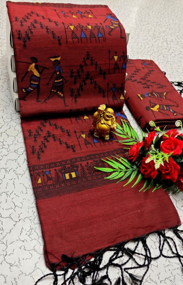 handloom khadi cotton saree