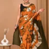 Cotton Mul-Mul Saree with Blouse – Handmade, Soft & 100% Color Guarantee RMM102 - Image 2