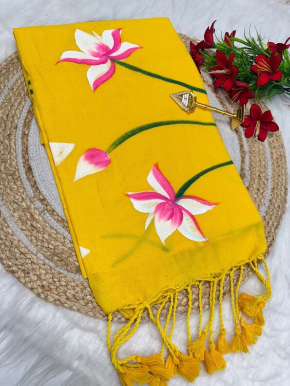 Lotus Design Saree