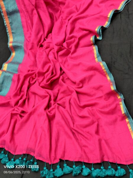 Festive season mul cotton saree