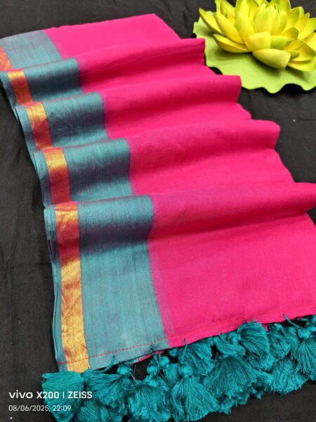Festive season mul cotton saree