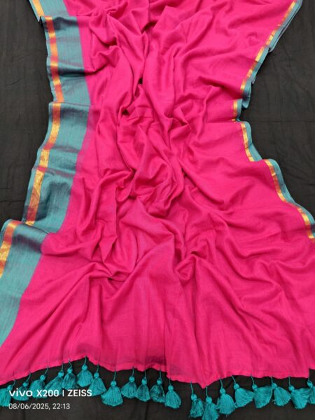 Festive season mul cotton saree