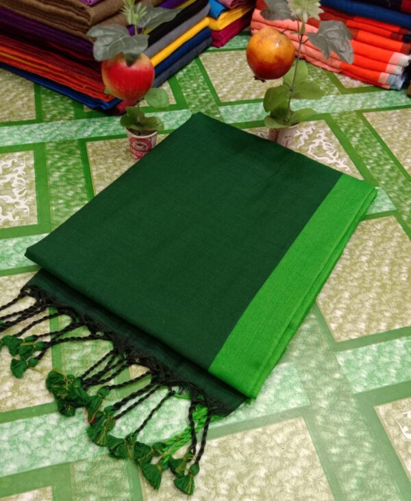 Par contest saree green