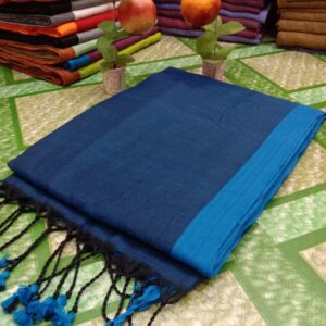 Par contest saree blue