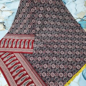Kalamkari print saree