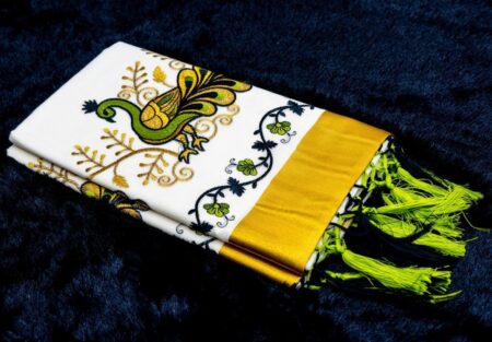 Kerala Kasavu Set Saree for Onam 2025